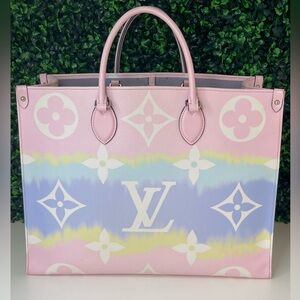 Louis Vuitton|Limited Edition OnTheGo GM | Escale Pastel